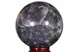 Sparkly, Purple Lepidolite Sphere - Madagascar #214002-1